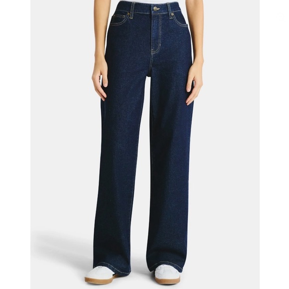 Women’s High Rise Baggy Wide Leg Denim Jeans Pants 2-Pack Size XXL (20) - Picture 5 of 7